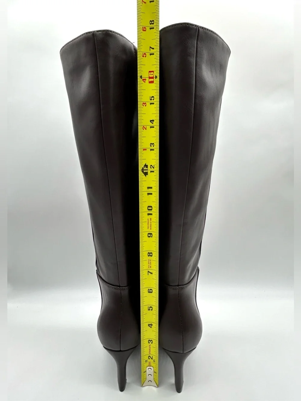 UNISA Lilane-J Tall Brown Boots Size 8 Medium Knee High Pointed Toe Dress Boots - Picture 9 of 13